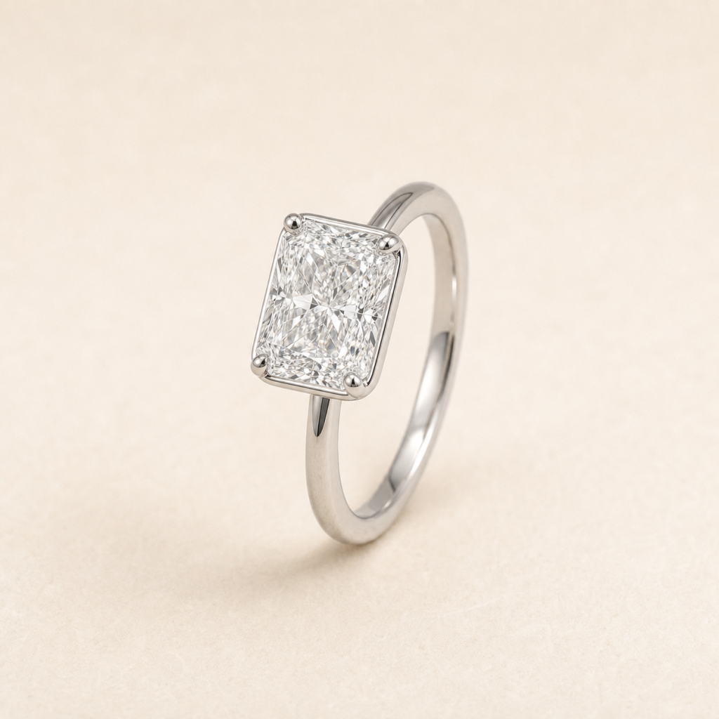 טבעת יהלום רדיאן של DIAMONDS FOR ALL